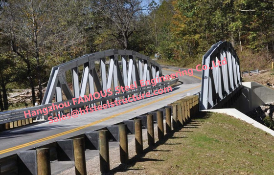 КИТАЙ Земноводный стальной мост ферменной конструкции, защита поверхности горячего погружения висячего моста ферменной конструкции гальванизированная поставщик