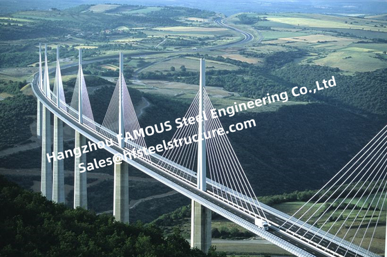 КИТАЙ Полуфабрикат стальной структурный мост перепада ферменной конструкции для использования перманентности шоссе поставщик