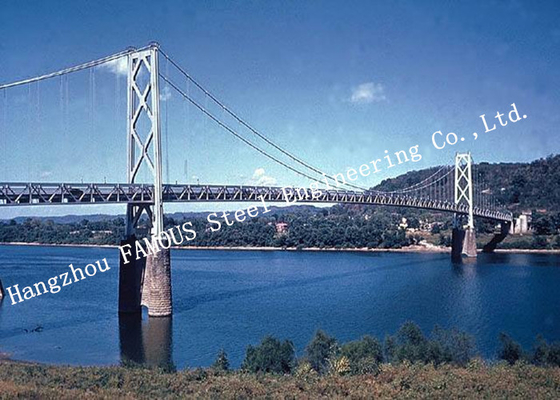 КИТАЙ Канатный мост реки современного висячего моста К345б полуфабрикат стальной структурный перекрестный поставщик