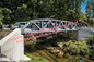 Земноводный стальной мост ферменной конструкции, защита поверхности горячего погружения висячего моста ферменной конструкции гальванизированная поставщик