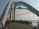 Полуфабрикат стальная структура сдобрила структуры здания моста стальные для строительства моста поставщик