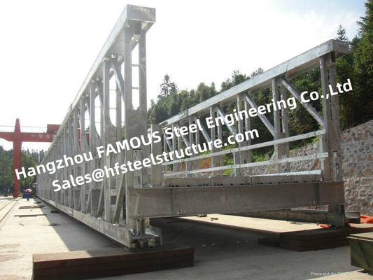 КИТАЙ Пядь Констркукт железнодорожного стального моста Байлей металла длинная одиночная для клиента России поставщик