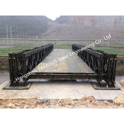 КИТАЙ Высокопрочные модульные панели моста с предварительным изготовлением транспортного средства фермы стальной Bailey поставщик