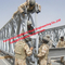 Модульный военный сплоток парома Байлей ферменной конструкции металла моста Байлей ставя аварийную поддержку на якорь государственных войск поставщик
