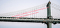 Высокорослый стальной модульный висячий мост веревочки пересекая Ривер Валлей временный или постоянный поставщик