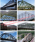 Полуфабрикат моста ферменной конструкции современного перепада стальное модульное для железных дорог шоссе поставщик