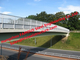 Горячий гальванизированный стальной Оверкроссинг Фоотбридге эстакады структуры поддержки прогона моста ферменной конструкции поставщик