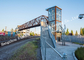 Мост металла поручня Скывалк структуры сталей пешеходных мостов города Сигхцеинг полуфабрикат поставщик
