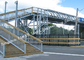 Мост металла поручня Скывалк структуры сталей пешеходных мостов города Сигхцеинг полуфабрикат поставщик